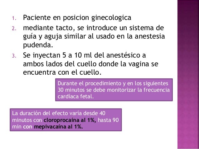 anestesia pudenda